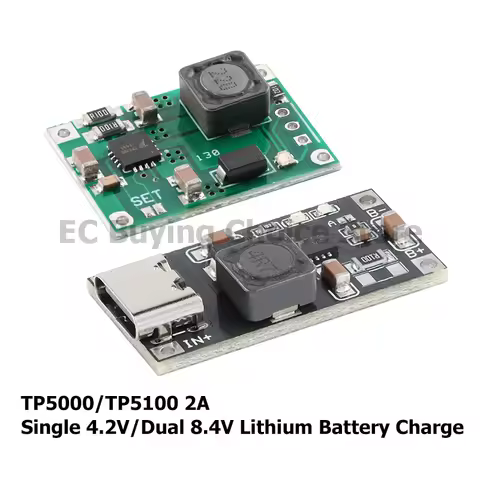 5pcs/1pc TP5100 TP5000 Charge Management Power Supply Module Board 2A Charging/Single Cell 4.2V Doub