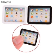 Fitow 1:12 Laptopputer pad dollhouse miniature kitchen room decoration FE