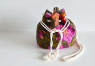 限量 Casablanca 2way 單肩航海包卡其x粉紅