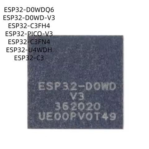 (2piece)100% New ESP32-D0WD-V3 ESP32-D0WDQ6 ESP32-C3FH4 ESP32-PICO-V3 ESP32-C3 ESP32-C3FN4 ESP32-U4W