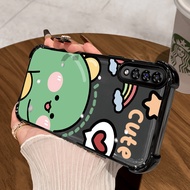 Casing HP For Samsung A50 A50s A30s Case Protective Casing Dinosaur Couple Silicone Softcase HP Casi