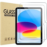 2 Pack Tempered Glass Screen Protector for iPad 10th Gen 10.9 inch 2022, Clear Tempered Glass Film Guard Screen Protector for iPad Pro 11 2022, Air 5, Air 4, iPad 10.2