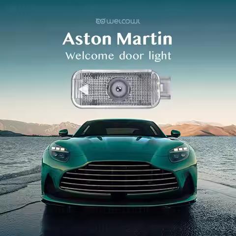 2pcs For Aston Martin DB9 DB11 DBX DB10 DBS V8 Vantage Rapide Vanquish Car Door Light Projector Ghos