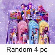 Bandai | ♣Kpo-Pencils Ruler Pencil Sharpener Pen Bag Eraser Kids Cute Stationary Set Student Back To