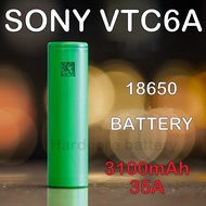 ORIGINAL Sony 18650 VTC6A Rechargeable 3000mAh 3100mAh Lithium Ion 35A Battery High Drain vtc6 RC DI
