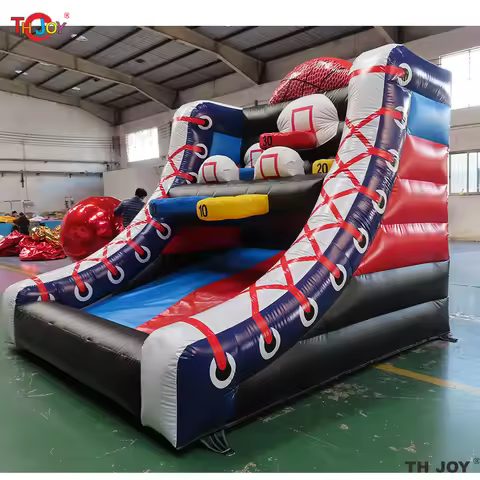 4x3x3mH custom made inflatable basketball hoop game basketball shooting tossing game new popular car