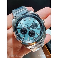 [NEW] FOSSIL Men Everett Chronograph Stainless Steel Watch 44 mm Case FS6105