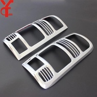 ABS ChromeTail Light Rear Lamps Cover Accessories For Toyota Land Cruiser Prado Lc80 Fj80 1990 -1998