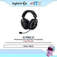 Logitech G PRO X Wireless Lightspeed Gaming Headset | 50mm PRO-G Drivers | Object-Based Surround Sou
