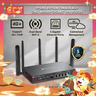 TP-Link ER706WP-4G Omada 4G+ Cat6 AX3000 Gigabit VPN Gateway with 4-Port PoE+ with High-Security VPN