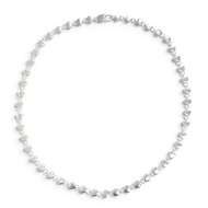 成色極佳 △ TIFFANY&Co. Tiffany 復古心形吊墜項鍊，925 銀，重 16.6 克，意大利製造，女士款，強烈推薦 ◎