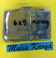 Siap Kirim, Plastik Name Tag 6X9 Miring Tebal 0.12 Plastik Id Card