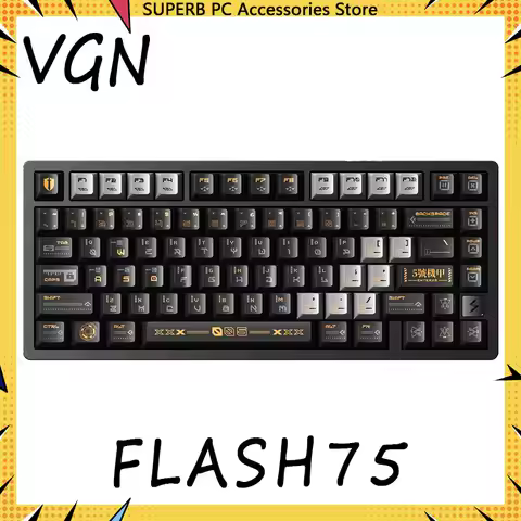 VGN FLASH75 Magnetic Switch Keyboard Wired Mechanical Keyboard 8000Hz 0.001mmRT Gaming Keyboard PC A