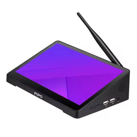 100% New Original 10.1 Inch PIPO X10RK Mini PC Android 8.1 TV Box Linux OS 4GB 64GB Media TV Box Blu