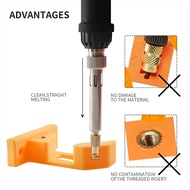 Heat Set Insert Soldering Iron Tip M2-M8 Brass Hot Melt Inset Nut Embedded Thread Insertion Kit for 