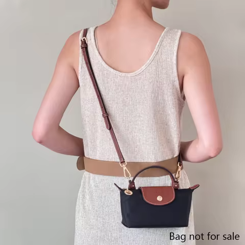 Shoulder Strap For Longchamp Mini Pouch Handbag Slung Bag Shoulder Strap Bag Belt Without Punching M