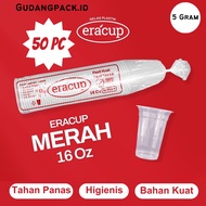 16 Oz Plastic Cup 16oz Heat Resistant 50pc Eracup Plastic Tea Coffee Milk Cup