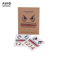 Drone Sticker Cartoon Shark Face Body Decoration for DJI Mini 3 Pro E88 A5S Tello FPV Mavic Mini 2 M