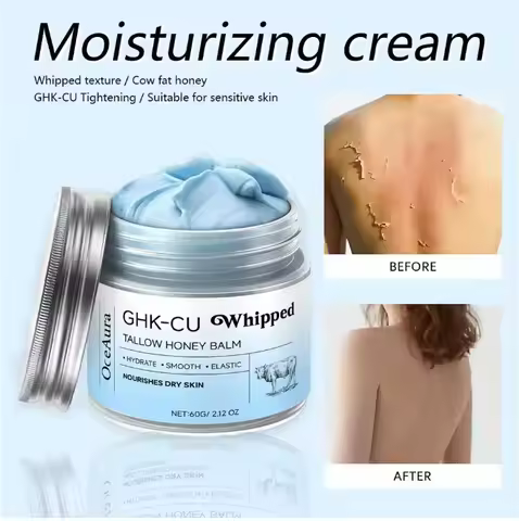 GHK Copper Peptide PDRN Cow Fat Blue Cream Manuka Honey Facial Body Moisturizing Cream Dry Sensitive