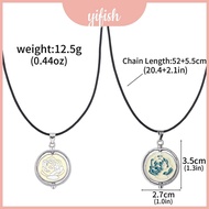 Arcane League Of Legends Ekko Blue Rose Themed Anime Pendant Necklace For And Fans Trendsetters