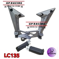 LC135 FOOT REST WITH BRACKET BESI KAKI PIJAK LC-135 BRACKET FOOT REST "GP RACING"