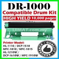 DR1000 DR-1000 DRUM TN-1000 TN1000 Compatible With Brother HL1110 DCP1510 MFC1810 MFC1815 HL1210W DC