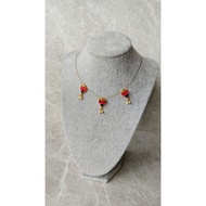 Ethnic choker indian minimalist invisible lotus jewellery (Readystock)