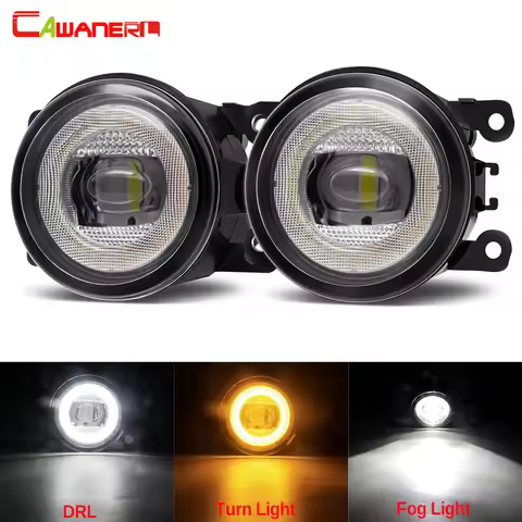 Car LED Lens Fog Light Assembly with Angel Eye DRL Turn Lamp 30W For Citroen C3 C6 C4 C5 DS4 DS5 Xsa
