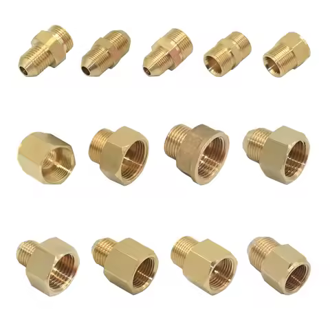 Brass 3/8 1/2 3/4 Inch To M22 M18 M14 Thread Connector Female Male Water Tap Repair Extend Kitchen B