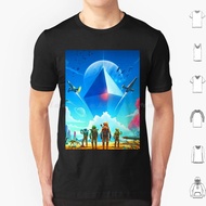 No Mans Sky Game T Shirt Big Size 100% Cotton Game No Mans Sky No Mans Sky Helmet Nmsta Nms Love Gam
