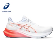 ASICS Men GT-2000 12 Running Shoes in White/Sunrise Red