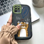 Case For OPPO A94 Reno 5F Reno5 F 5 Lite F19 Pro Phone Tiger Silicone Soft Shell