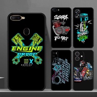 Black Soft Phone Case OPPO A5i OPPO A5X OPPO A5 Pro OPPO A5i Pro car engine Silicone Casing