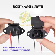 RUMAH CHARGER SPRAYER ELEKTRIK SOCKET CAS AKI BATTERY KNAPSACK 3 PIN