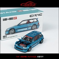 รถโมเดล Mini GT 164 ไคโด ฮานาอิ นิสสัน GTR R33 รุ่นคาร์บอนไฟเบอร์เต็มคัน R34 ฮอนด้า EF ของสะสมสำหรับ