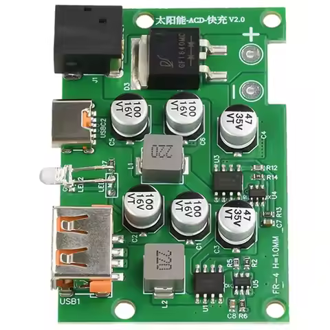 [NEW A09R!γ MPPT Solar Controller With Quick Charge QC2.0/3.0, Inverter& Voltage Stabilizer, Type-C&