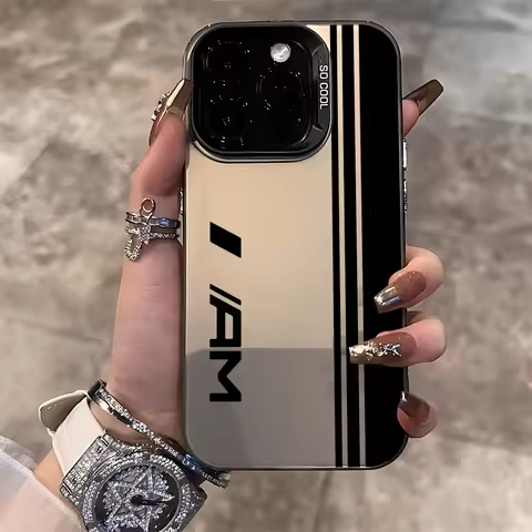 I AM Creative Design Phone Case For iPhone 17 16 15Pro Max 11 12 13 14Pro Plus shockproof & anti-fal