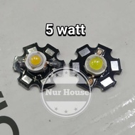 lampu senter led isi ulang senter 5 watt bohlam senter lampu refil senter