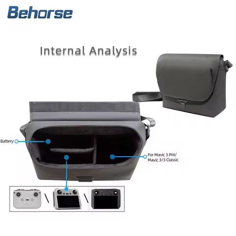 Storage Bag For DJI Mavic 3 Pro/Mavic 3/Mavic 3 Classic/Air 3 Shoulder Bag Outdoors Portable Bag For