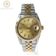 【Rolex勞力士】 Datejust 16233 S 系列 黃金錶盤組合 男士手錶 自動上鍊