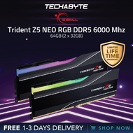 G.Skill Trident Z5 NEO RGB Series | 64GB (2 x 32GB) | SDRAM | DDR5 6000 MT/s | Dual Channel Desktop Memory