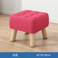 Stool Home Use Soft Padded Low Stool Footrest Sofa Stool Living Room Coffee Table Simple Home Stool 