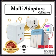 13A Multi Adaptor Adapter Fused Universal / Neon / Switched