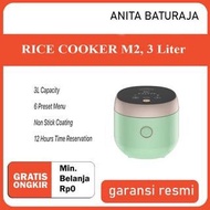 Olike Rice Cooker M2 Green Low Watt Kapasitas Besar