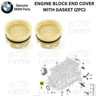 GENUINE BMW PARTS ENGINE BLOCK END COVER WITH GASKET (2PC) BMW MINI N47 B47 B48 2.0 ENGINE