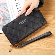 AXANAT Dompet Panjang Wanita PU Import Banyak Slot Ruang Fashion Korea Style TF101