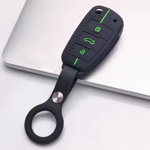 Silicone Key Case Cover Shell for Audi A4 B7 A6 C6 4f 8v A3 8p A1 A3 Accessories Auto Remote Key Hol