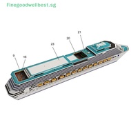 FBSG Cruise Ship Paper Model Cruise Ship 3D Paper Model DIY Puzzle Manual Papercrafts Toy HOT