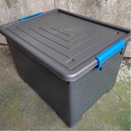 Storage Box 65L [ 058] Storage Box Heavy Duty with Wheels storage box/baskets