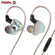 FAAEAL KBEAR Rosefinch Earbuds Real Time Monitoring IEM 10mm Dynamic Driver In-ear Earphone HiFi Sou